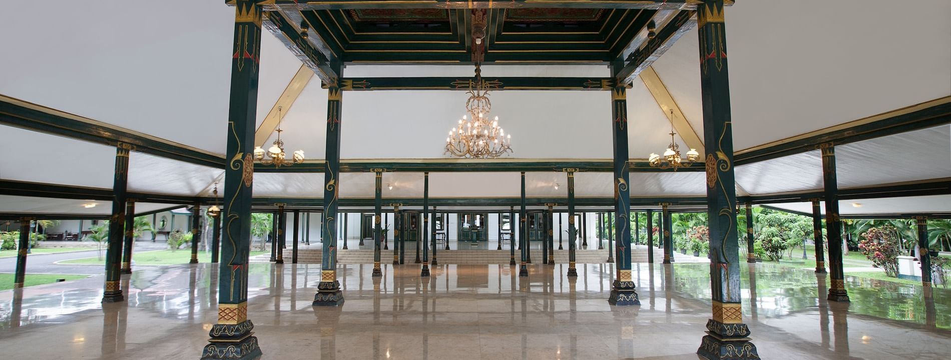 Pendopo agung kedaton at Royal Ambarrukmo Yogyakarta