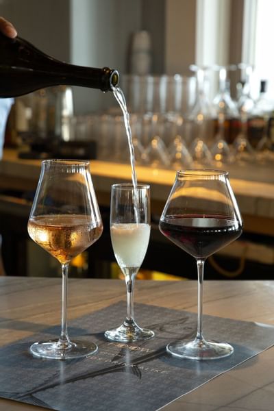 Flight of cocktails