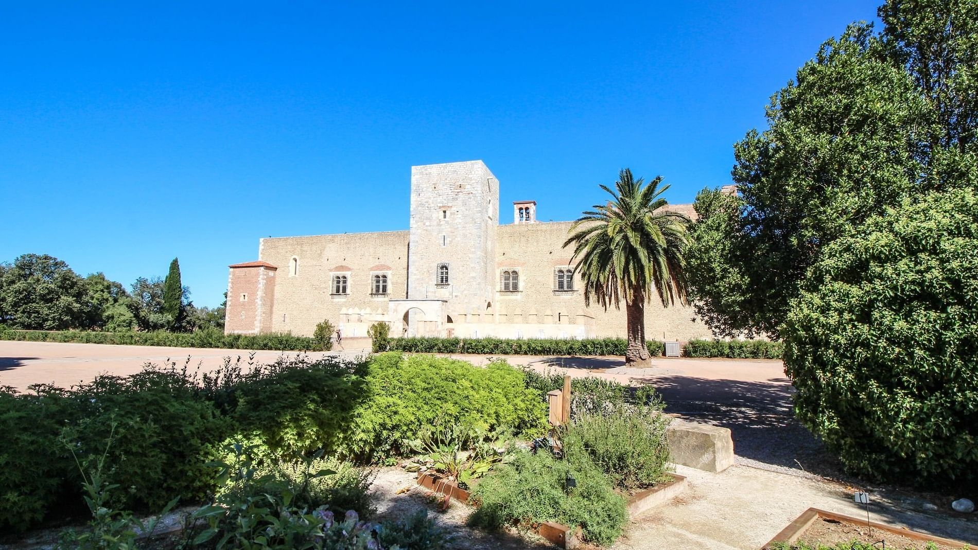 View of Palace of the Kings of Majorca near Originals Hotels