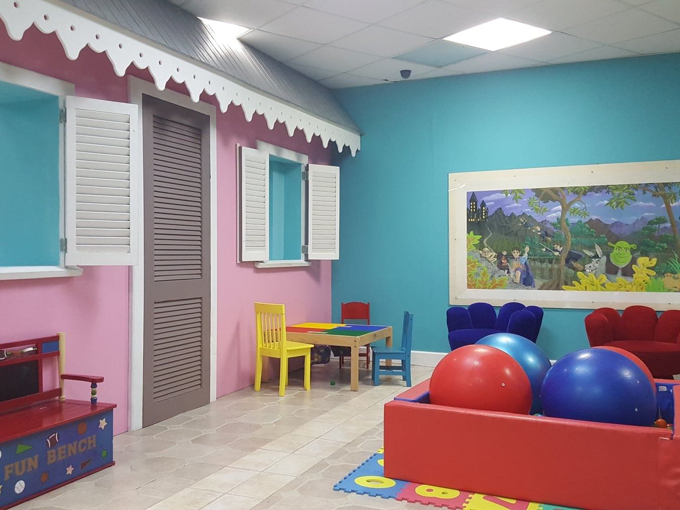Play area with toys of the Game Room at Bougainvillea Barbados