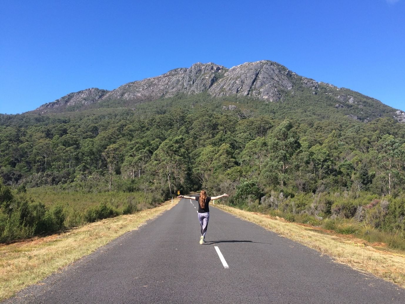 A Lady at West coast wanderings near Strahan Village