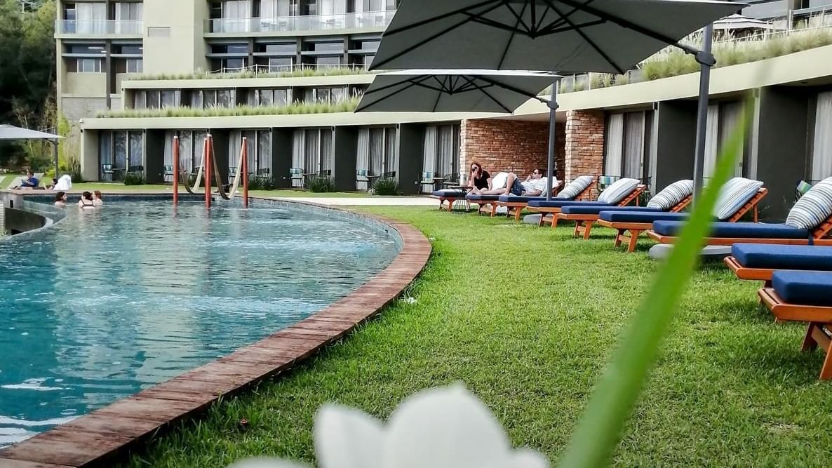 Poolside view of Gamma Rincón de Santiago