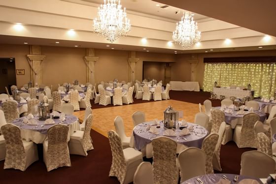 View of wedding banquet at Wedgewood Resort 