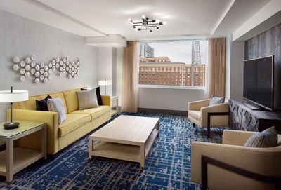 Georgia Tech Hotel Junior Suite Living Room