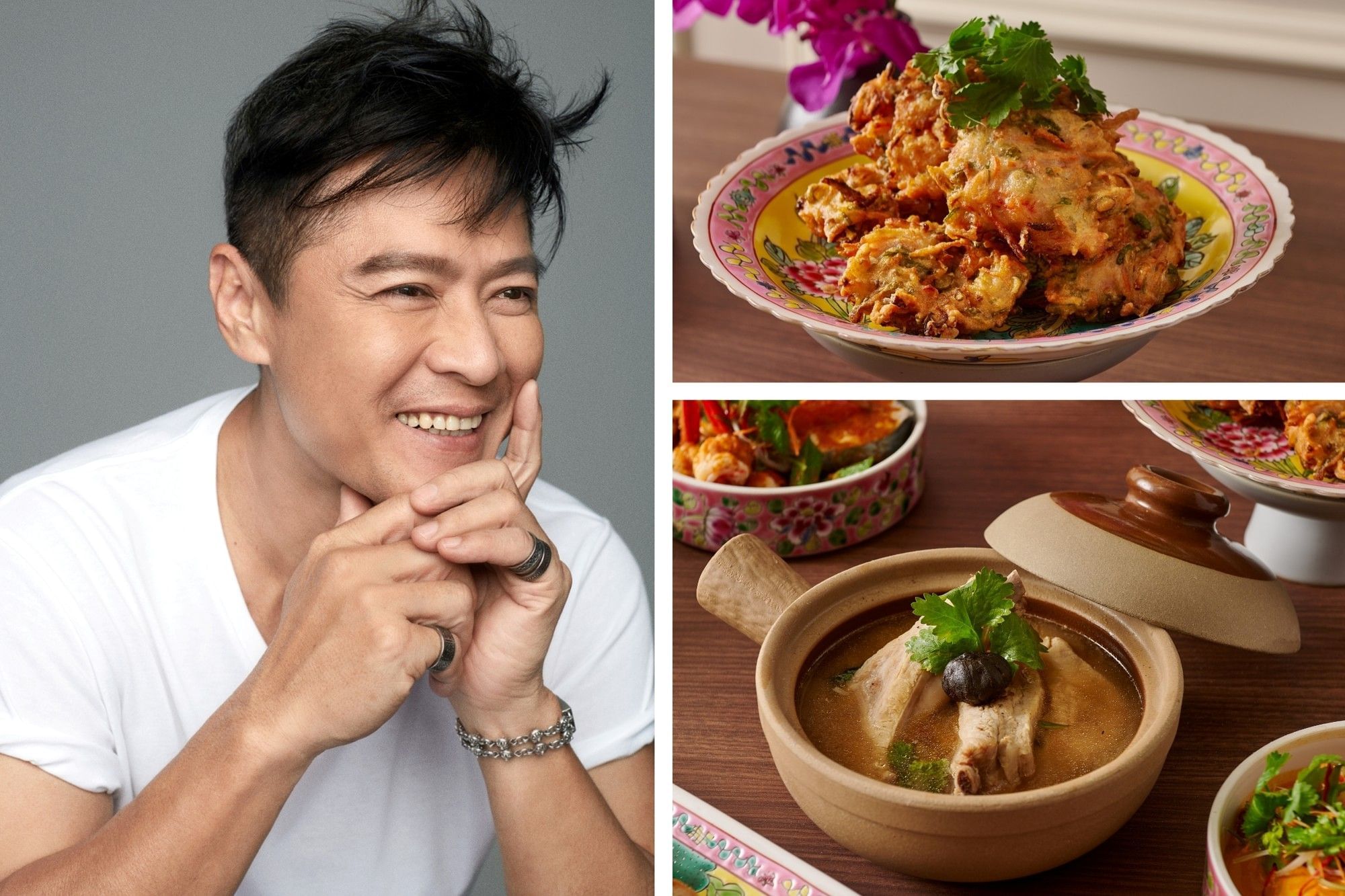 Veteran actor and passionate chef Mr Li Nan Xing
