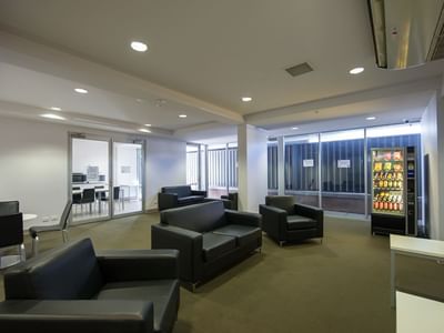 Resident lounge on the ground level available for all residents to use