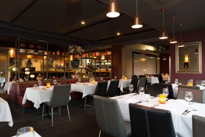 Interior of the Pomegranate Restaurant at Knightsbridge