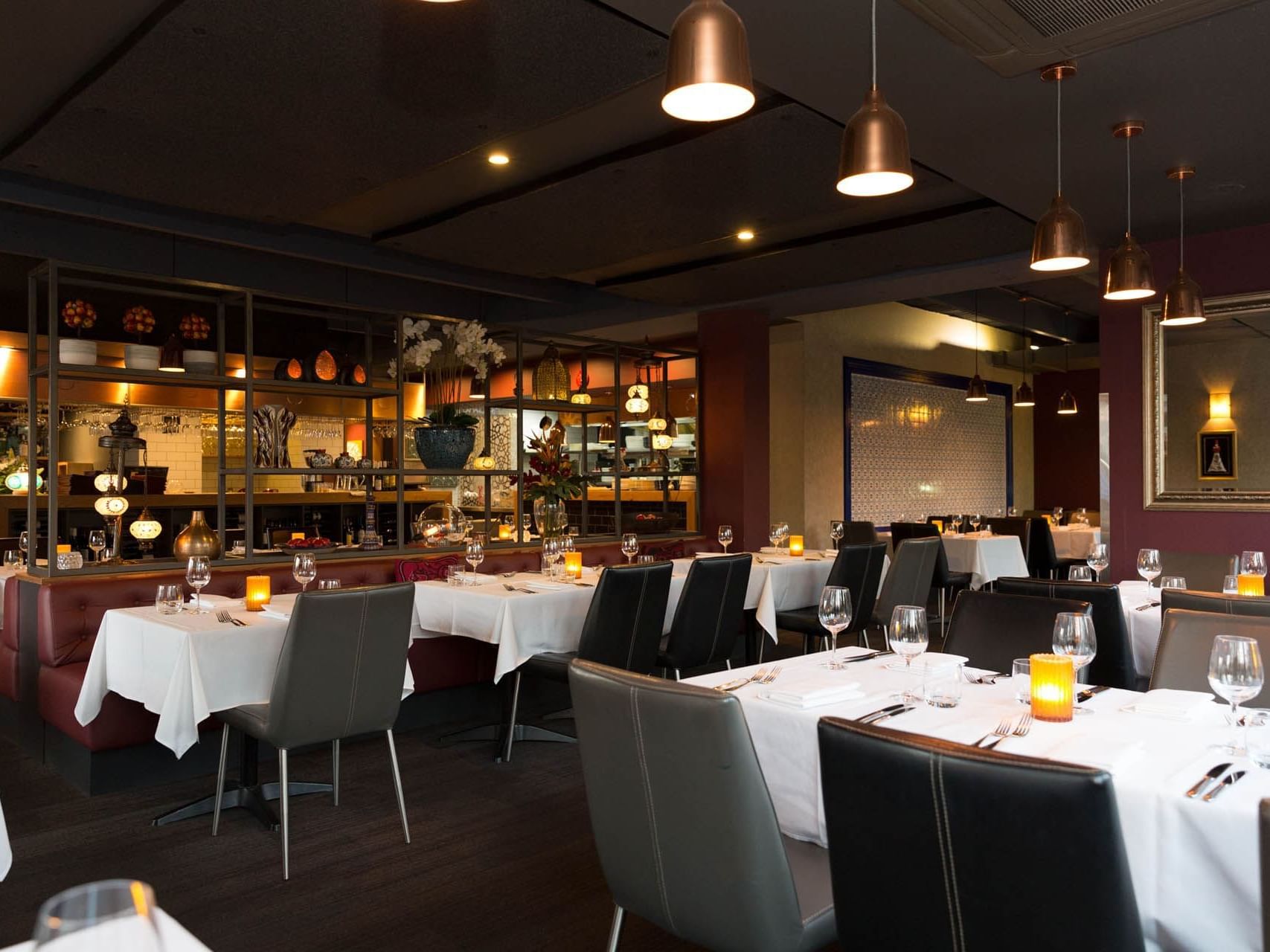 Dining area in Pomegranate Kingston near Hotel Knightsbridge