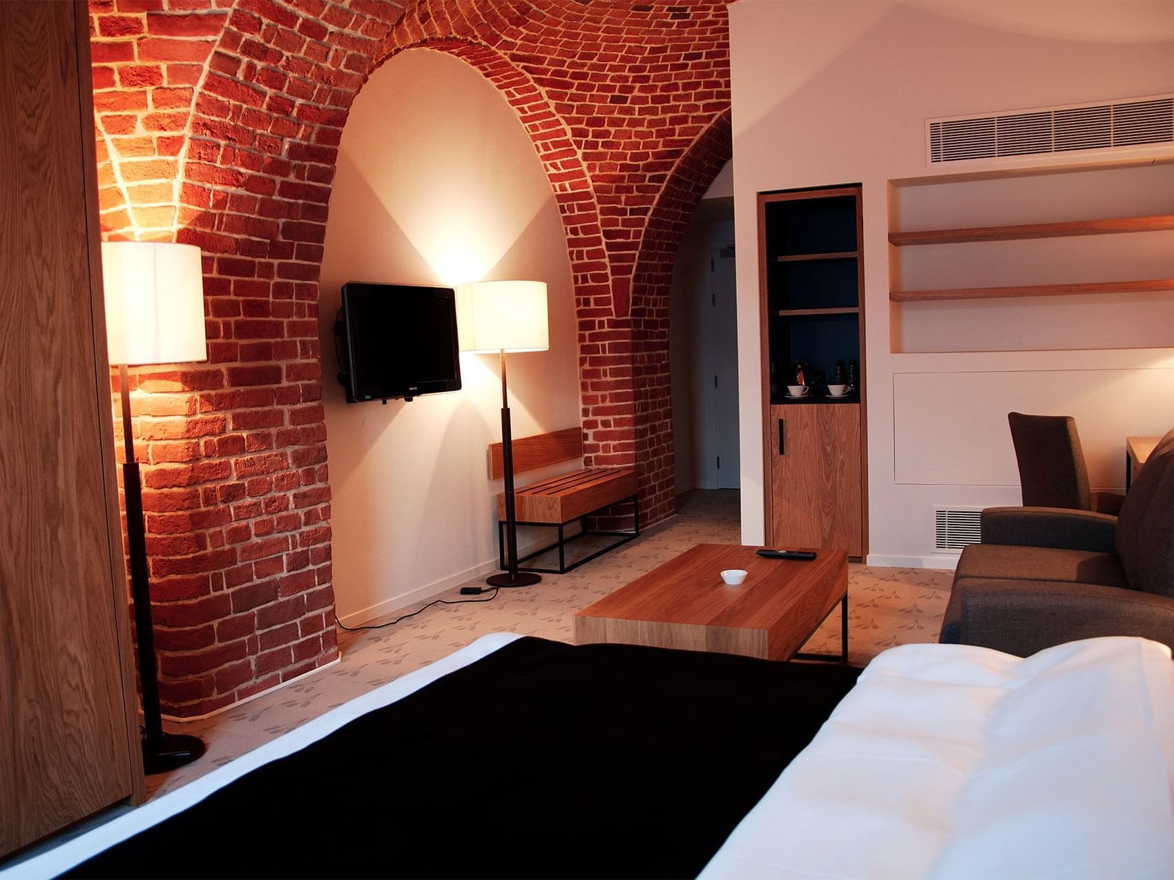 Garden Room Bedroom Area at The Granary La Suite Hotel