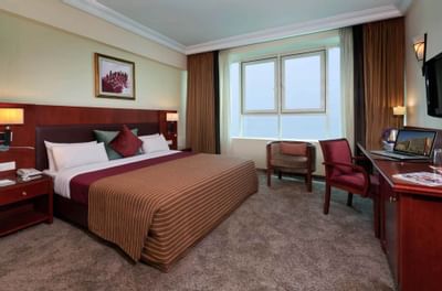 Chambre double avec bureau