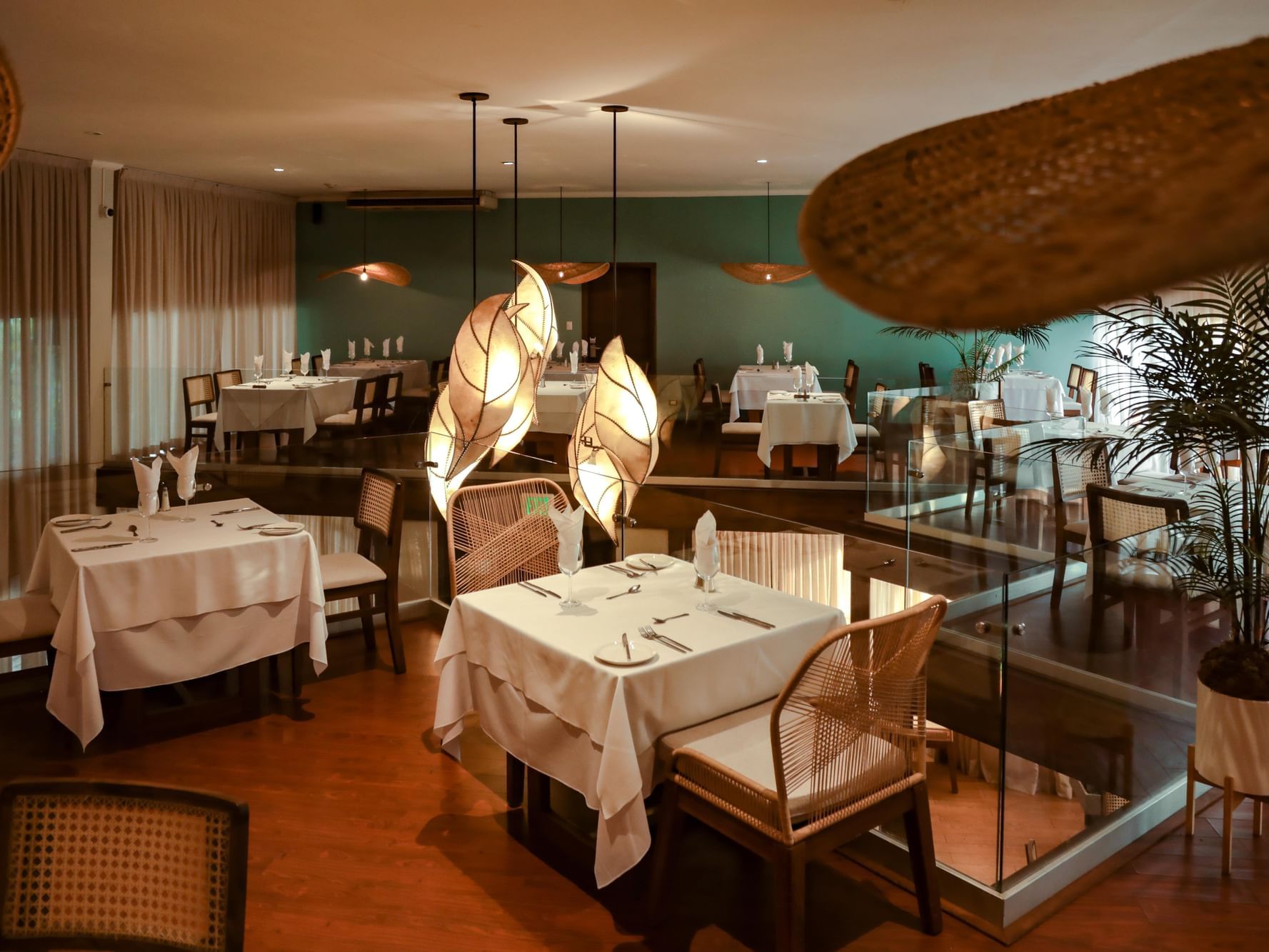 Charming interior view of Macondo Restaurant at Fiesta Resort