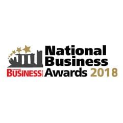 Logo of National Business Awards 2018 at One Farrer Hotel