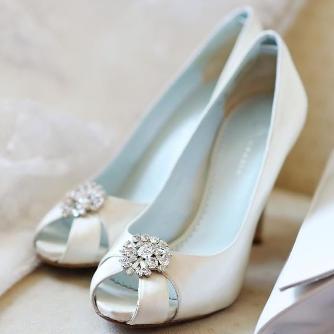 Shoes and bag, traditional bridal accessories