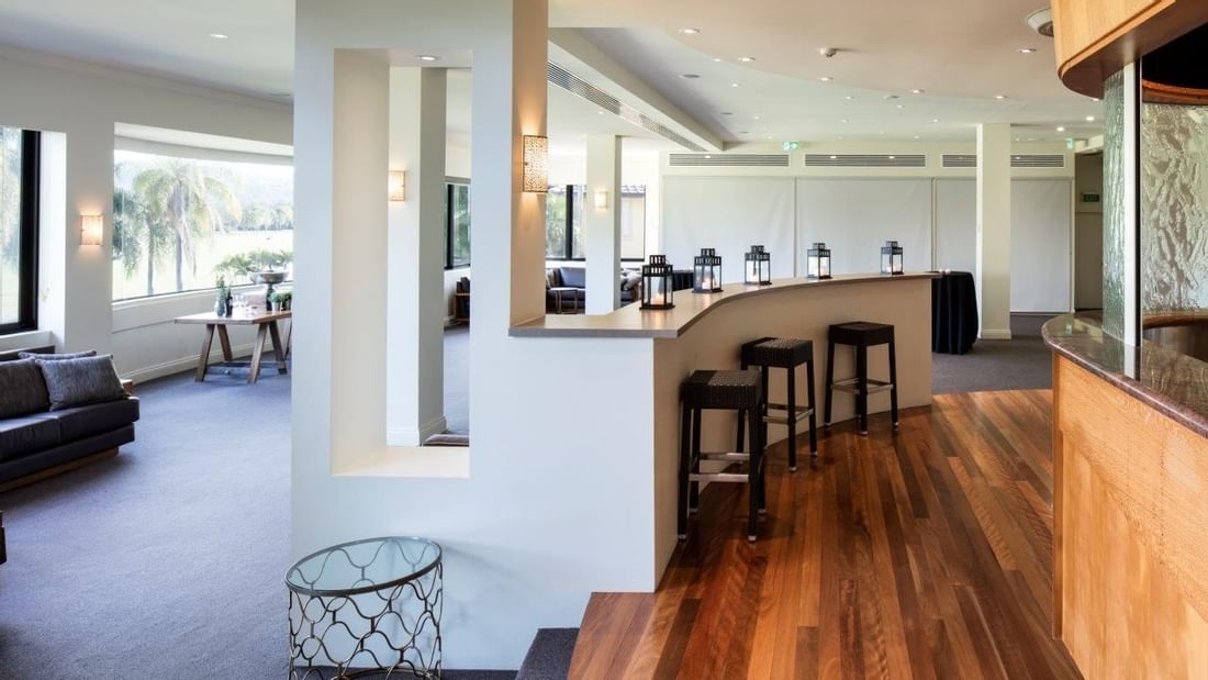 The Lounge with bar chairs at Mercure Gold Coast Resort