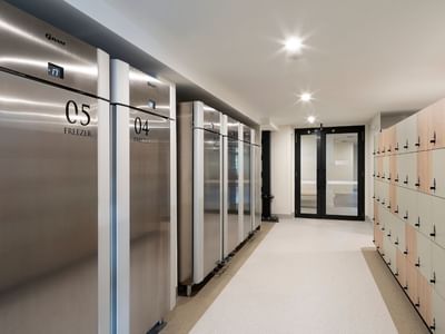 Fridges and freezers at UniLodge Herston.
