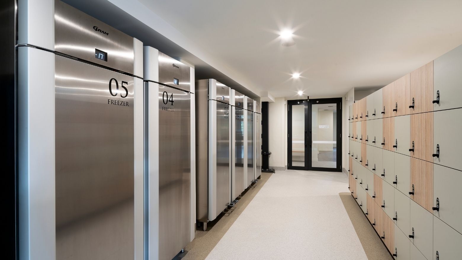 Fridges and freezers at UniLodge Herston.