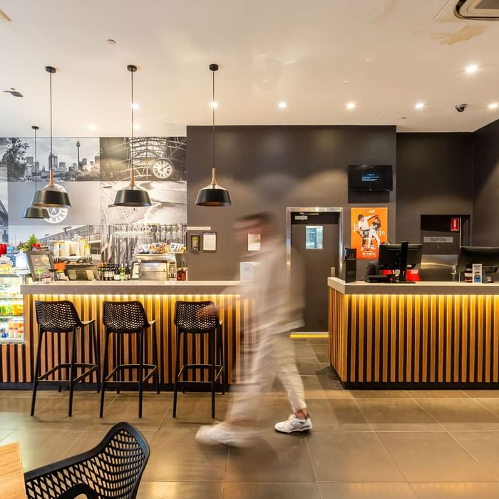 ibis reception with grab and go food items
