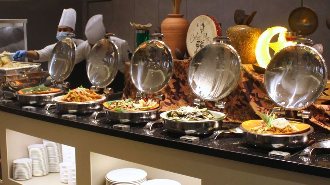 Santapan Nusantara Putra buffet display at Sunway Putra Hotel