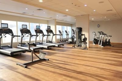 Gym at The Tower Plaza Hotel Dubai