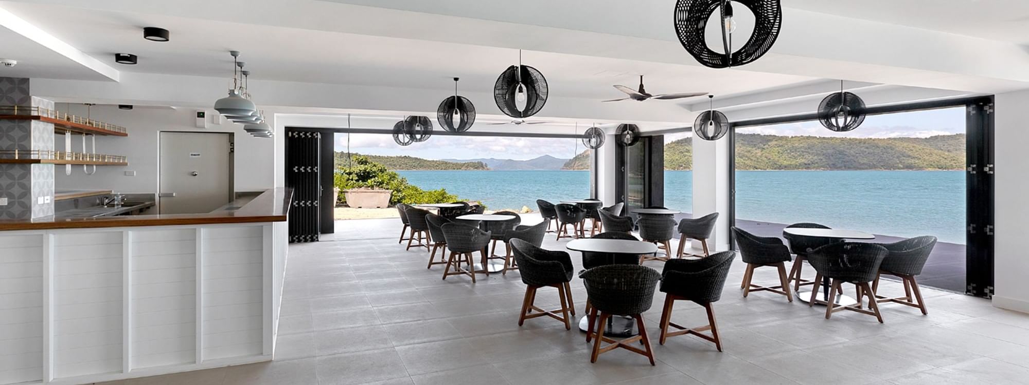 Interior of a restaurant at Daydream Island Resort