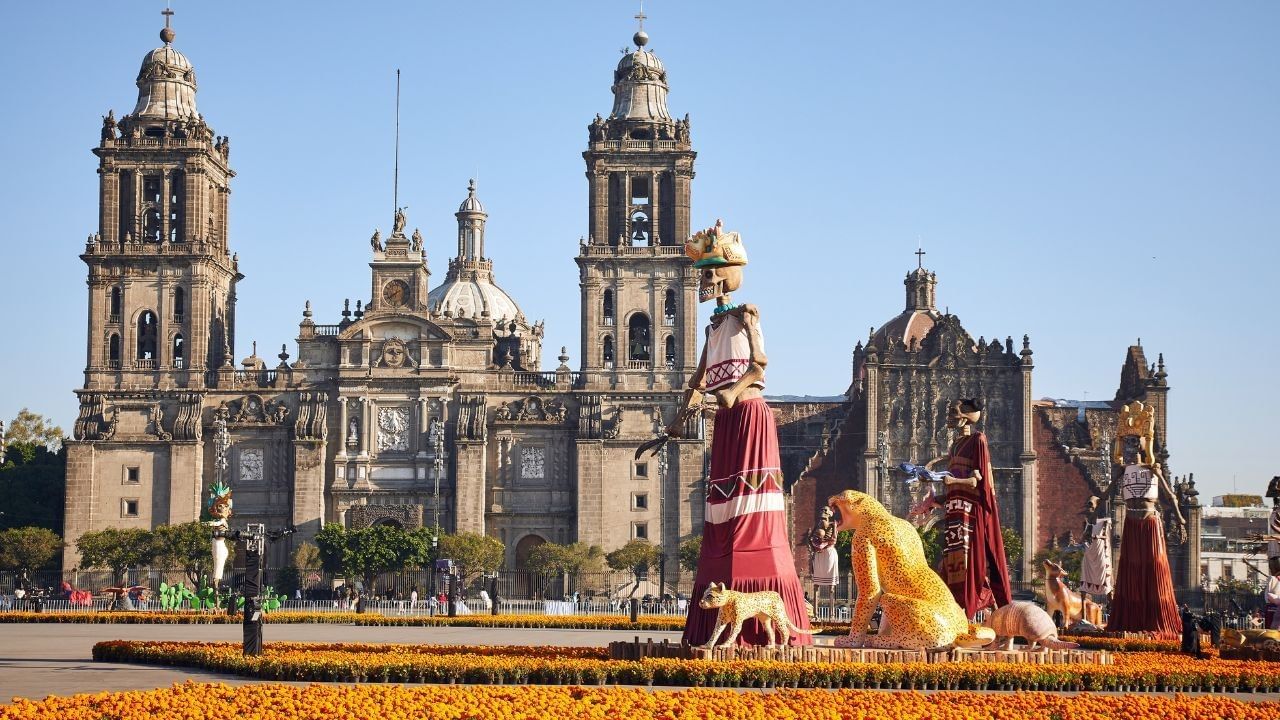 dia de muertos en la ciudad de mexico