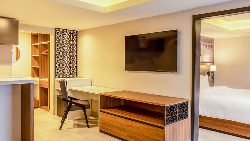 Interior of a room with a furniture at Gamma Ciudad Juarez