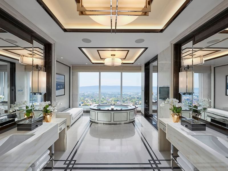 Bathroom in One Bedroom Crystal Villa at Crown Towers Sydney