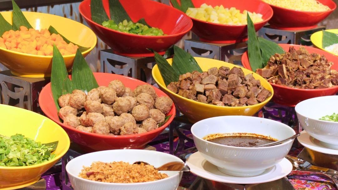 Variety of siders served in the Santapan Nusantara Putra buffet at Sunway Putra Hotel