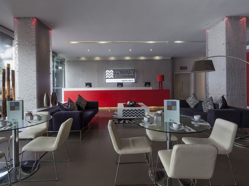 Tables set-up of the Josefina Folklore Mexicano at Gamma Hotels