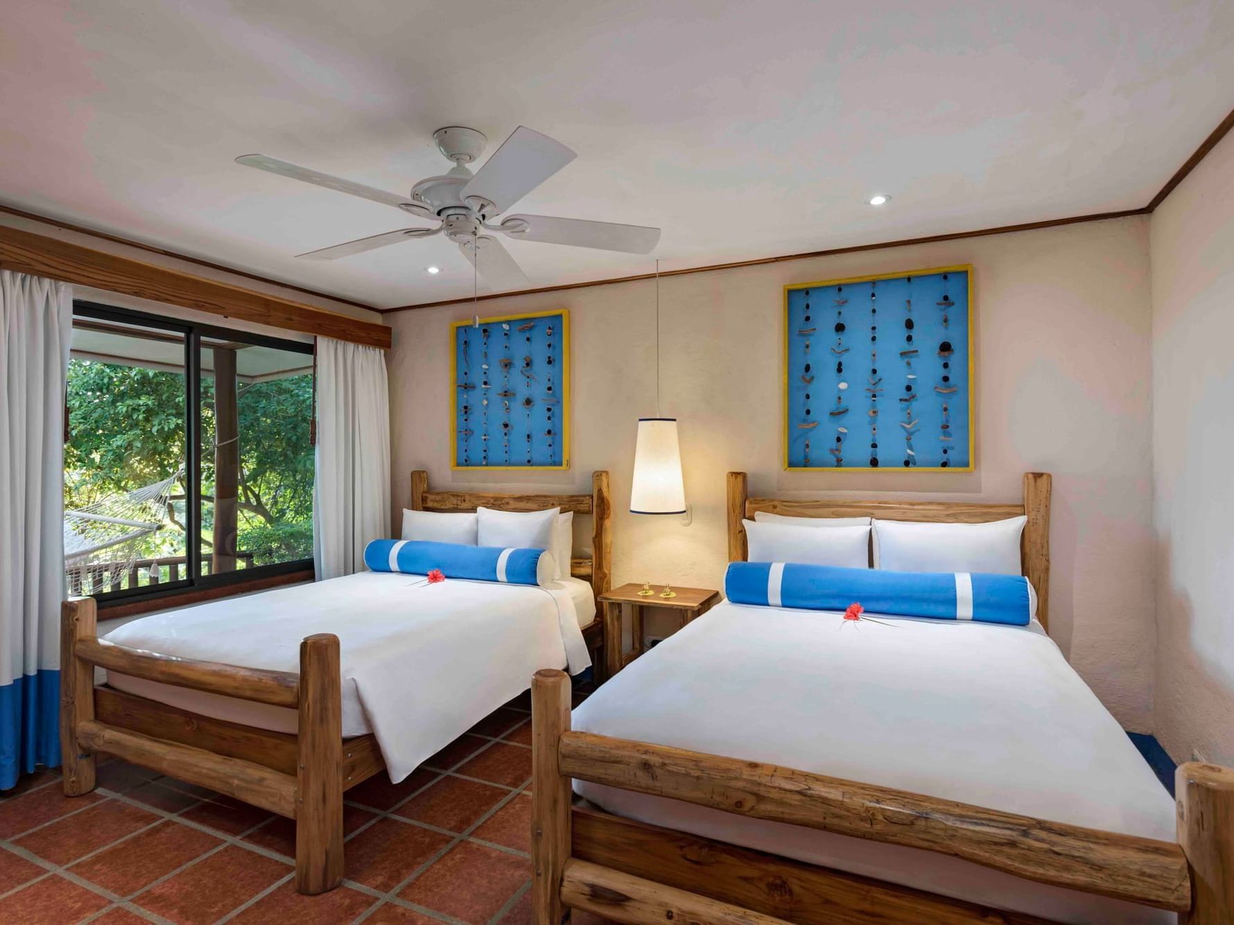 Interior of the Standard Double Room at Punta Islita Hotel