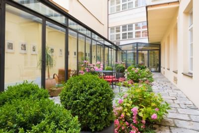 Winter Garden at Hotel Leonardo, Prague 1, Czech Republic