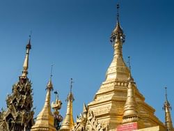 Exterior view of Sule Pagoda near Chatrium Hotel Royal Lake Yangon