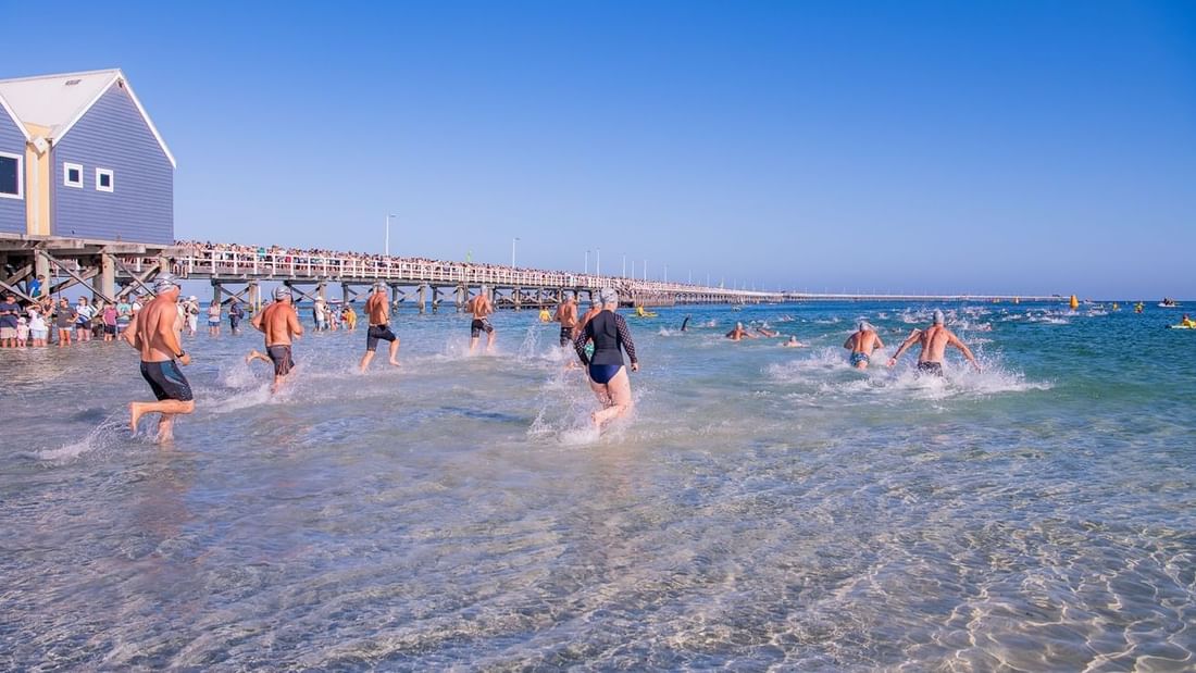 Busselton Jetty Swim near Pullman Bunker Bay Resort