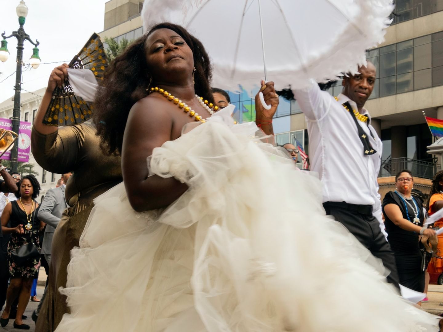 A woman dancing traditional dance near La Galerie Hotel