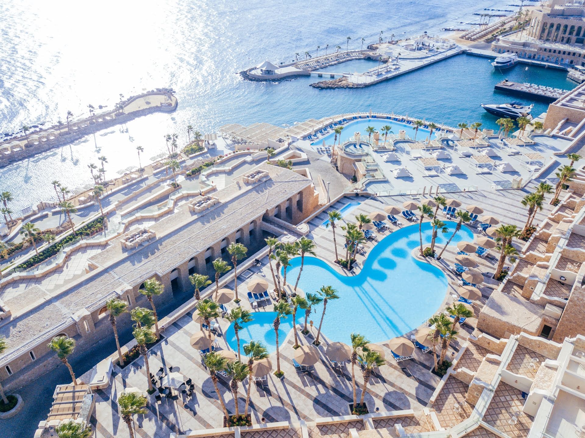 Pool at Pickalbatros Citadel Resort in Sahl Hasheesh