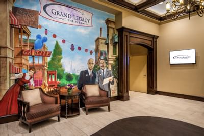 Sitting area at Hotel Grand Legacy at The Park Anaheim