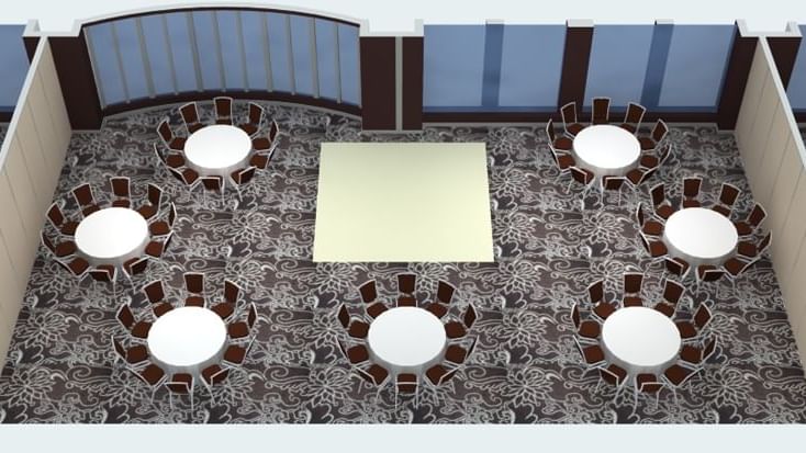 3D model of Australia Room 2+3 at Novotel Melbourne on Collins