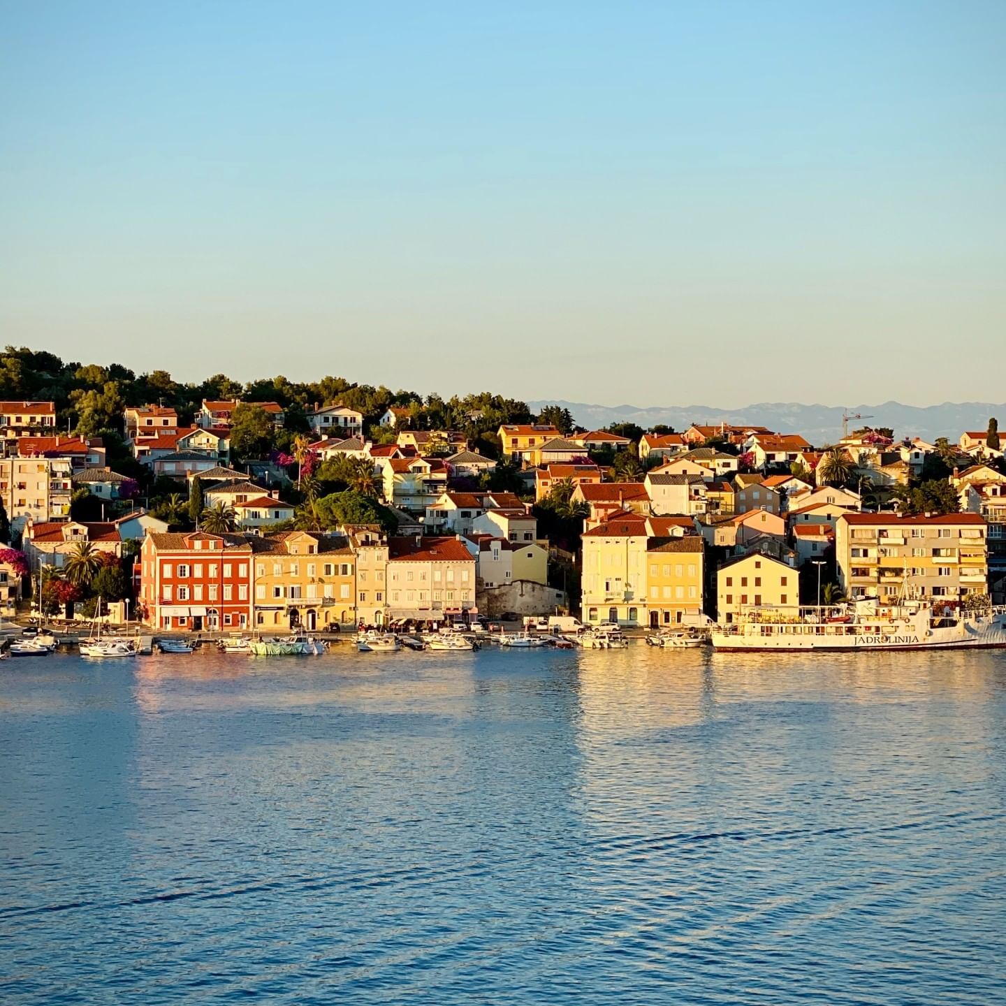 Buildings in Mali Losinj City near Falkensteiner Hotels