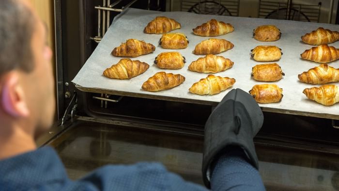 Fresh Croissants at Hotel Clermont-Ferrand South Aubiere