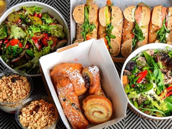 Closeup of Croissant foods served at Richmond Hill Hotel