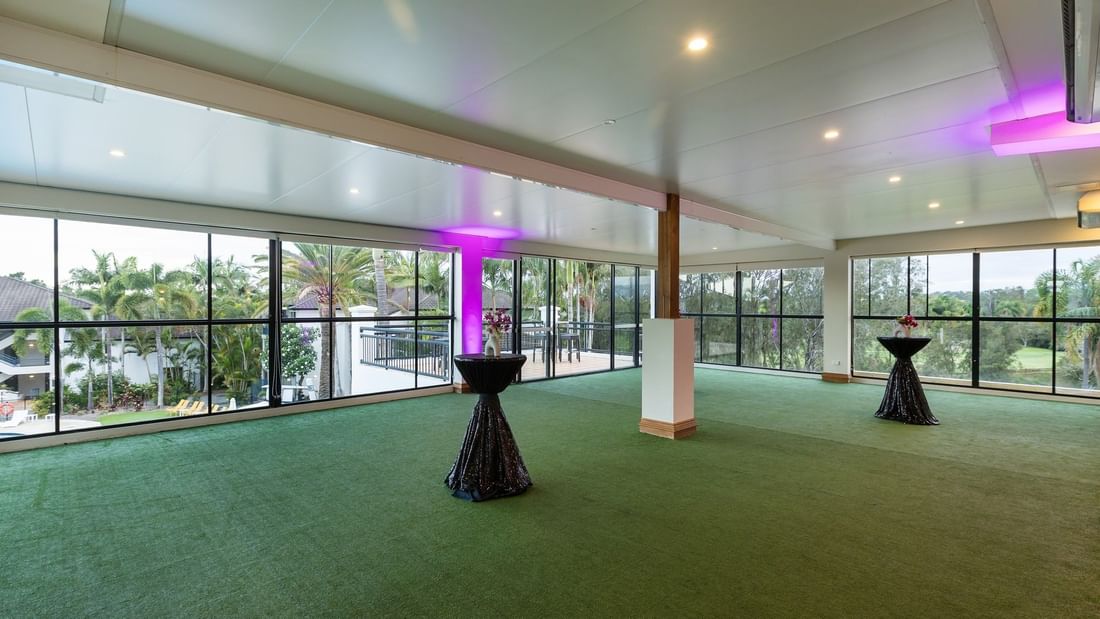 The Club Room event space at Mercure Gold Coast Resort in Carrara.