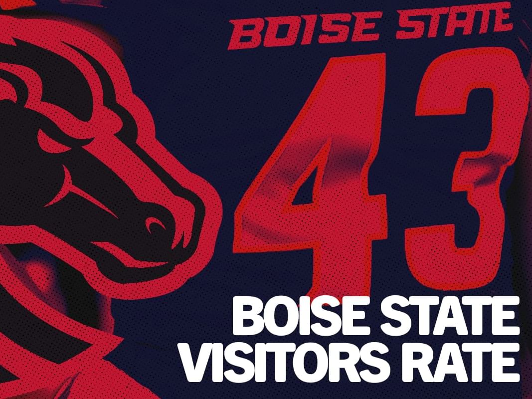 Poster about Boise State Visitors Rate at Hotel 43