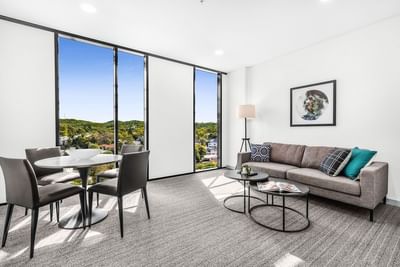 Living Room | Serviced Apartments Brisbane | Essence Apartments 