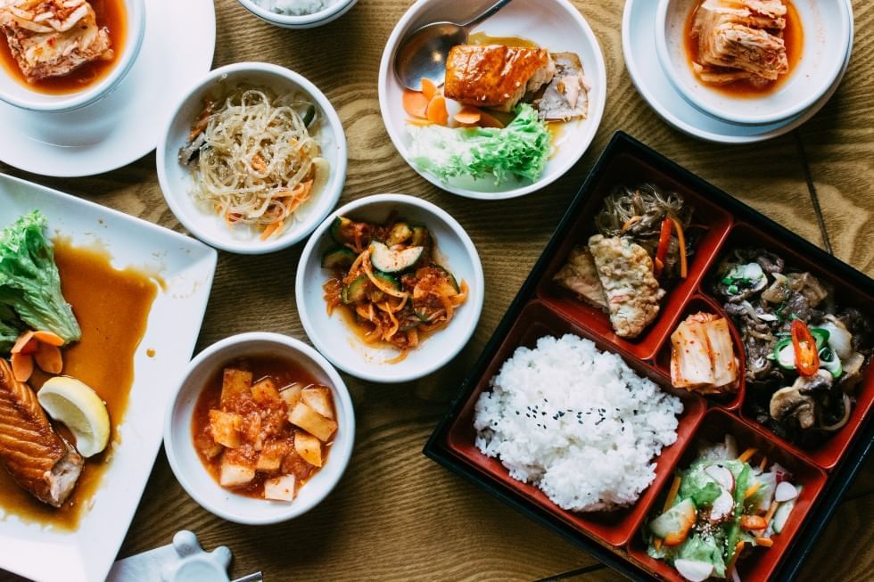 Close-up of Korean Food served at Sunway Velocity Mall near Sunway Velocity Hotel