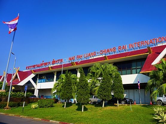 Exterior of Chiang Rai International Airport near Hop Inn Hotel