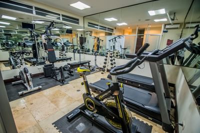 Gym at Hotel Casa Veranda in Guatemala