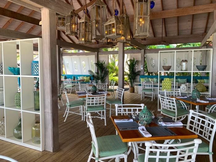 Dining area of Calabash Beach Bistro at Bougainvillea Barbados