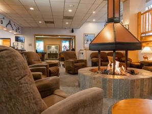 Lobby with Firepit