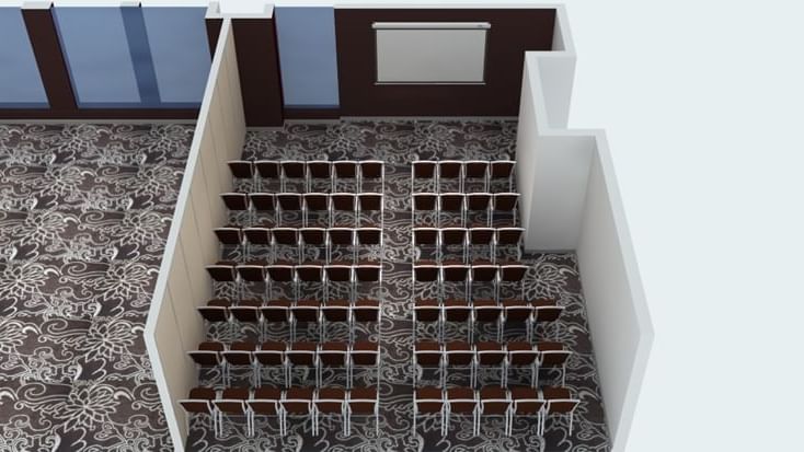 3D chair setup for event visualization at Novotel Melbourne