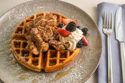 Dessert at Rincon Beach Resort in Añasco, Puerto Rico
